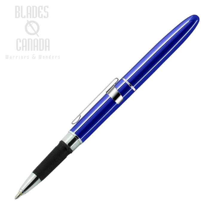 Fisher Space Pen BulletGrip Pen, Blue with Clip, BG1CL